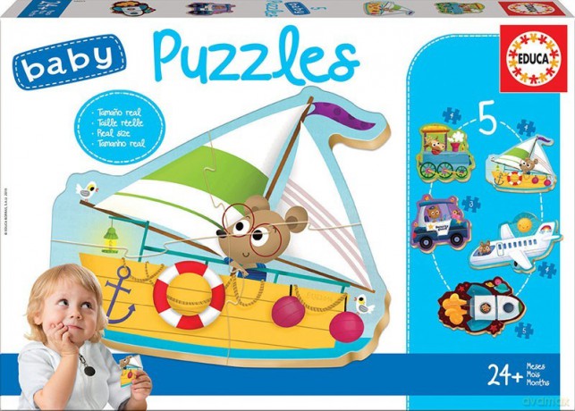 EDUCA Baby Pojazdy 2 [PUZZLE]