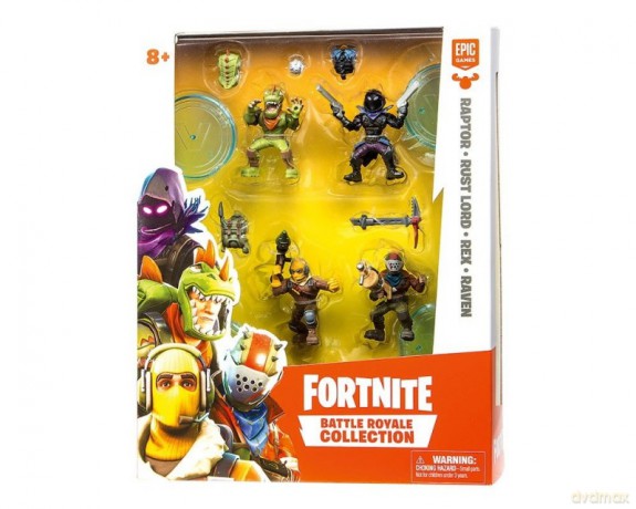 Figurki Fortnite 4-pak z akcesoriami Legendarny Squad [FIGURKA]