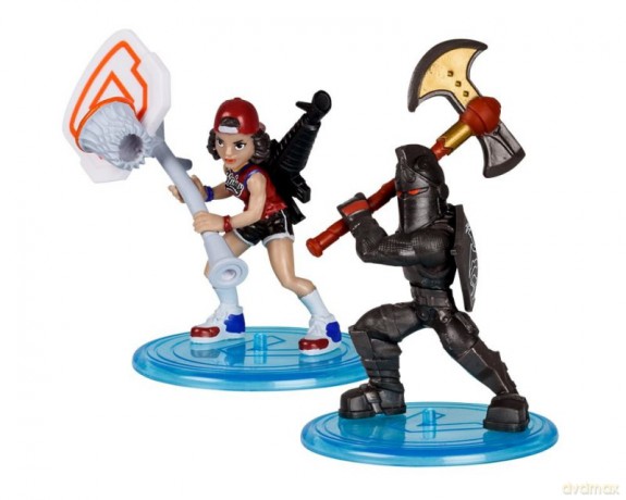 Figurki Fortnite z akcesoriami 2-pak Black Knight and Triple Threat [FIGURKA]