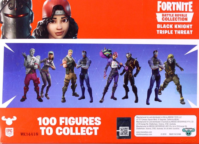 Figurki Fortnite z akcesoriami 2-pak Black Knight and Triple Threat [FIGURKA]