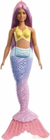 Lalka Barbie Syrenka fioletowa