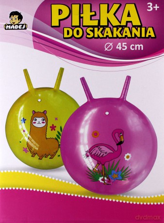 Madej Pilka do skakania z rogami Flaming 45 cm
