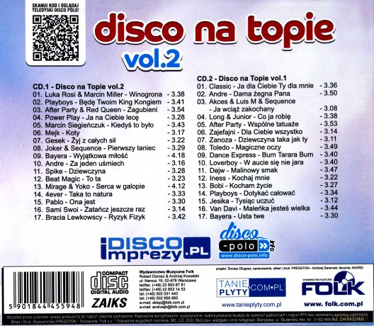 Disco na Topie vol. 2 [2CD]