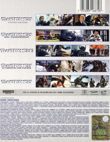 Transformers Collection [5xBlu-Ray 4K]+[5xBlu-Ray]