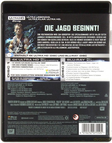 Predator [Blu-Ray 4K]+[Blu-Ray]
