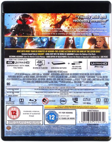 Aquaman [Blu-Ray 4K]+[Blu-Ray]
