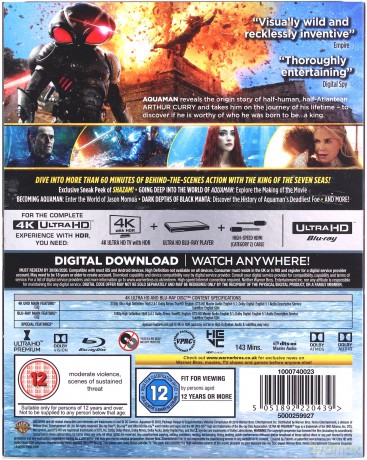 Aquaman [Blu-Ray 4K]+[Blu-Ray]