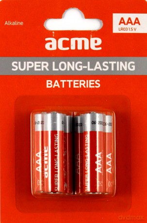 ACME EUROPE Baterie LR03 Alkaline AAA/6pcs