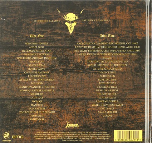 Venom: In Nomine Satanas [2CD]
