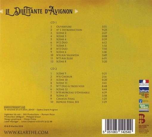 Le Dilettante D'Avignon: Orchestre Regional Avignon Provence (digipack) [2CD]