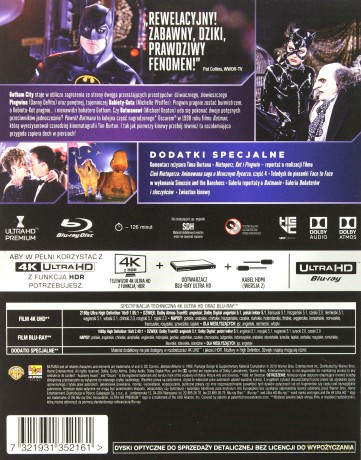 Powrót Batmana [Blu-Ray 4K]+[Blu-Ray]
