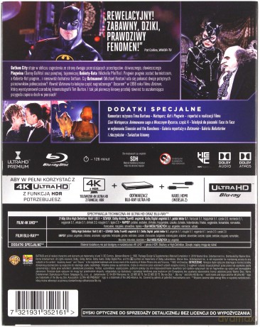 Powrót Batmana [Blu-Ray 4K]+[Blu-Ray]