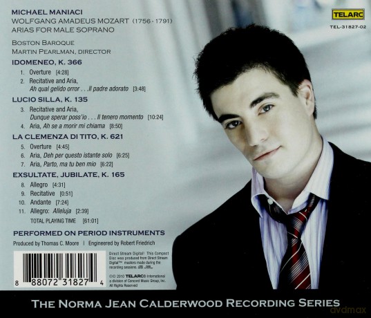 Boston Baroque: Arias From Male Soprano [CD]