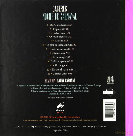 Caceres: Noche De Carnaval [CD]