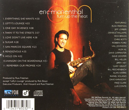 Eric Marienthal : Turn Up The Heat [CD]
