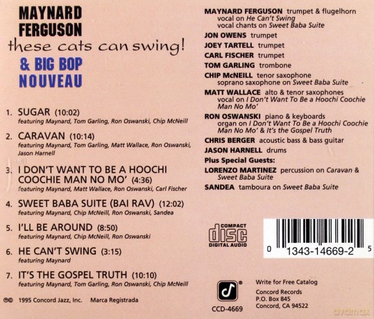 Ferguson: M&Big Bop Nouveau - These Cats... [CD]