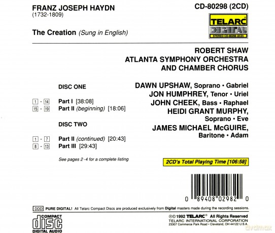 Haydn/Creation/Shaw [2CD]