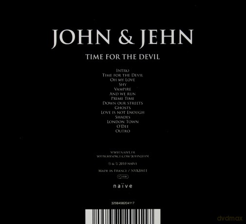 John And Jehn: Time For The Devil [CD]