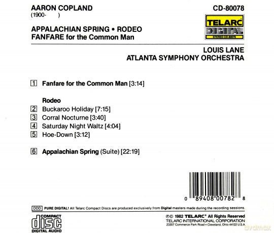 Lane/Aso: Copland:Fanfare [CD]