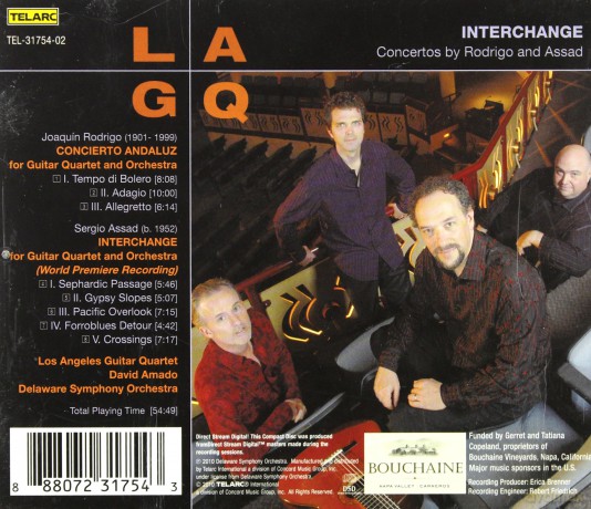 Los Angeles Guitar Quartet Delaware Symphony [CD]