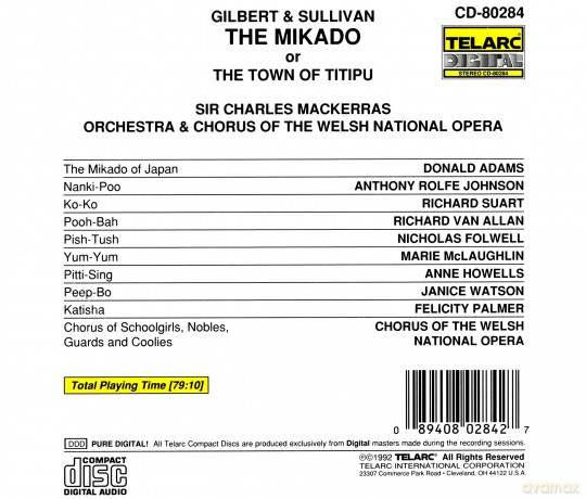Mackerras/Wno: Gilbert&Sullivan:Mikado [CD]