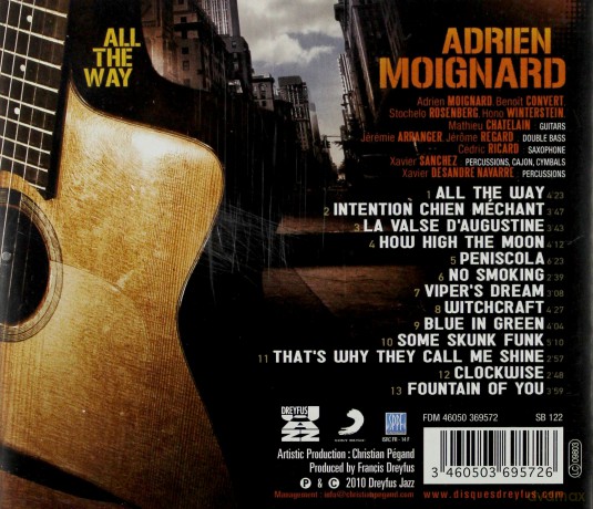 Moignard Adrien: All The Way [CD]