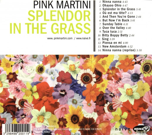 Pink Martini: Splendor In The Grass [CD]