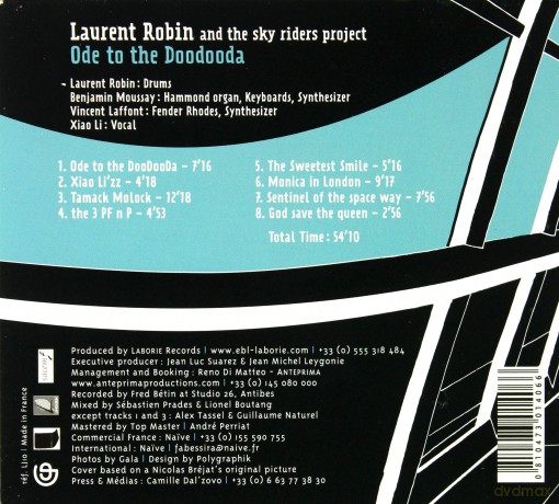 Robin: L&The Sky Riders Project - Ode To The [CD]