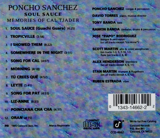 Sanchez: P - Soul Sauce:Memories Of Cal Tjader [CD]