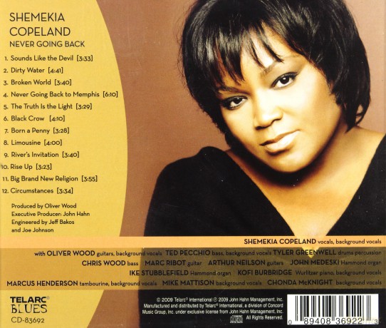 Shemekia Copeland: Never Going Back [CD]