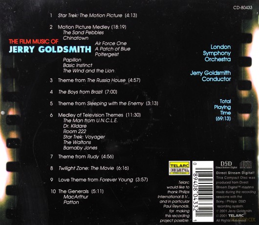 The Film Music Of Jerry Goldsmith [CD]