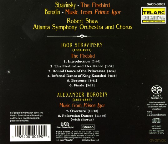 Shaw & Aso: Stravinsky:Firebird [SACD]