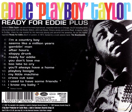 Eddie Playboy Taylor: Ready For Eddie [CD]