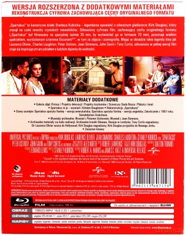 Spartakus (steelbook) [Blu-Ray]