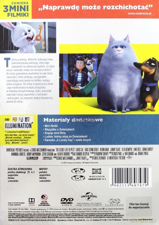 Sekretne Życie Zwierzaków Domowych [DVD]
