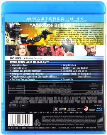 Chappie [Blu-Ray]