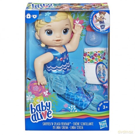 Baby Alive Lala Migocząca Syrenka Blondynka