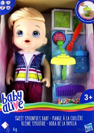 Baby Alive Lala Słodka Przekąska Blondyn