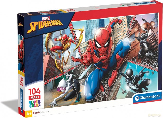 CLEMENTONI 104 el. Maxi Spider Man [PUZZLE]