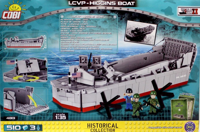 Klocki Mała Armia WS LCVP Higgins Boat 510 [KLOCKI]