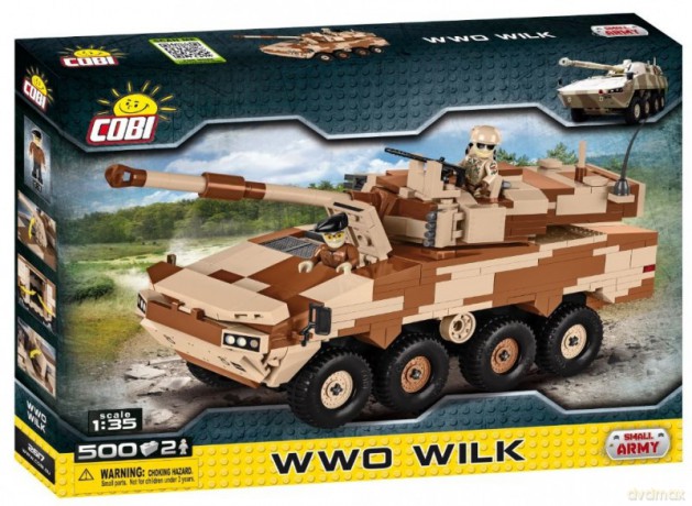 Klocki Mała Armia WWO Wilk 500 elementów [KLOCKI]