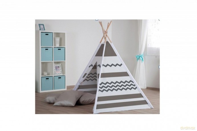 Namiot drewniany Tipi beżowy
