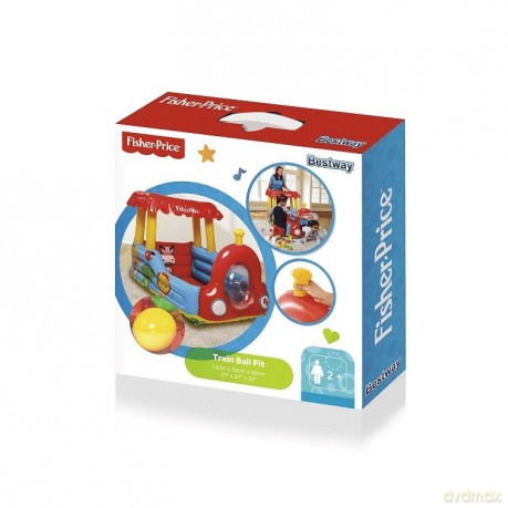 Pociąg dmuchany z piłeczkami Fisher Price