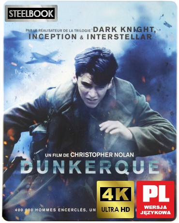 Dunkierka (steelbook) [Blu-Ray 4K]+[Blu-Ray]