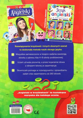 Angielski w krzyżówkach. Poznaję i utrwalam słówka. Słownictwo dla klas 4-8 [KSIĄŻKA]