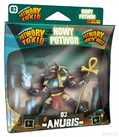 Anubis. Nowy potwór. Dodatek do gier Potwory w Tokio i Potwory w Nowym Jorku [GRA]