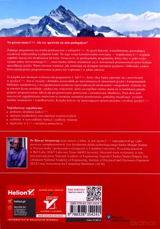 C++ podróż po języku dla zaawansowanych - Bjarne Stroustrup [KSIĄŻKA]
