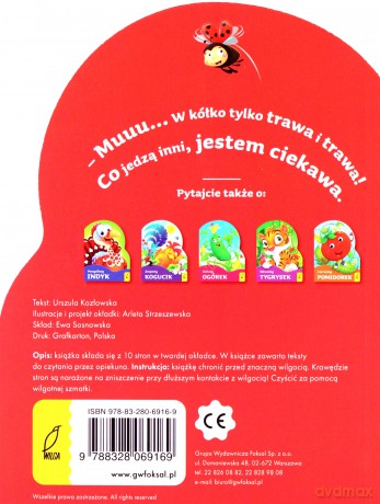 Ciekawska krówka. Wykrojnik [KSIĄŻKA]