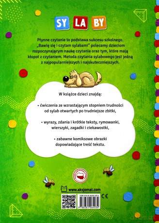 Czytam sylabami. Ćwiczenia dla dzieci uczących się czytać [KSIĄŻKA]