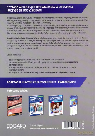 Diaboliada fatalne jaja. Adaptacja klasyki z ćwiczeniami - Michaił Bułhakow [KSIĄŻKA]